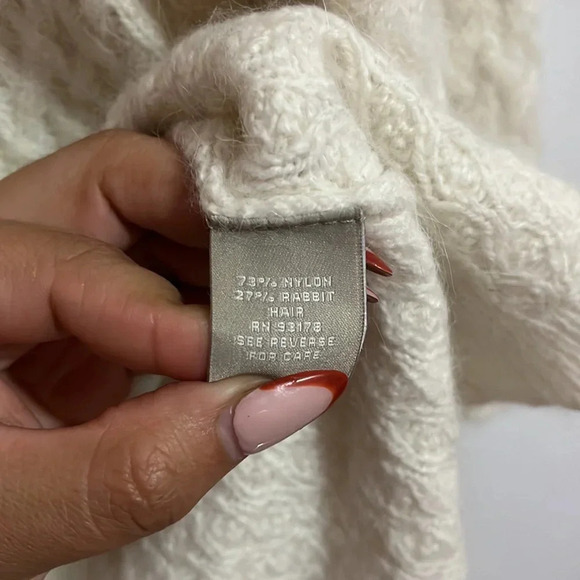 Joan vass studio rabbit hair blend size xs cream - Picture 3 of 6